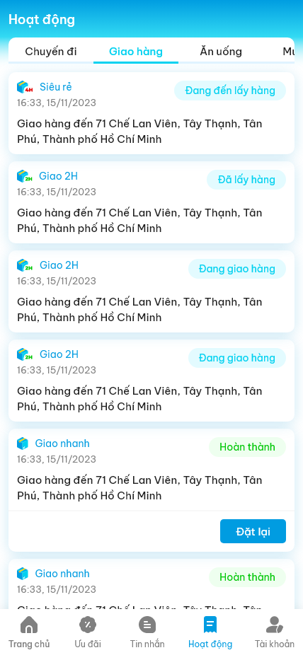 App Giao Hàng